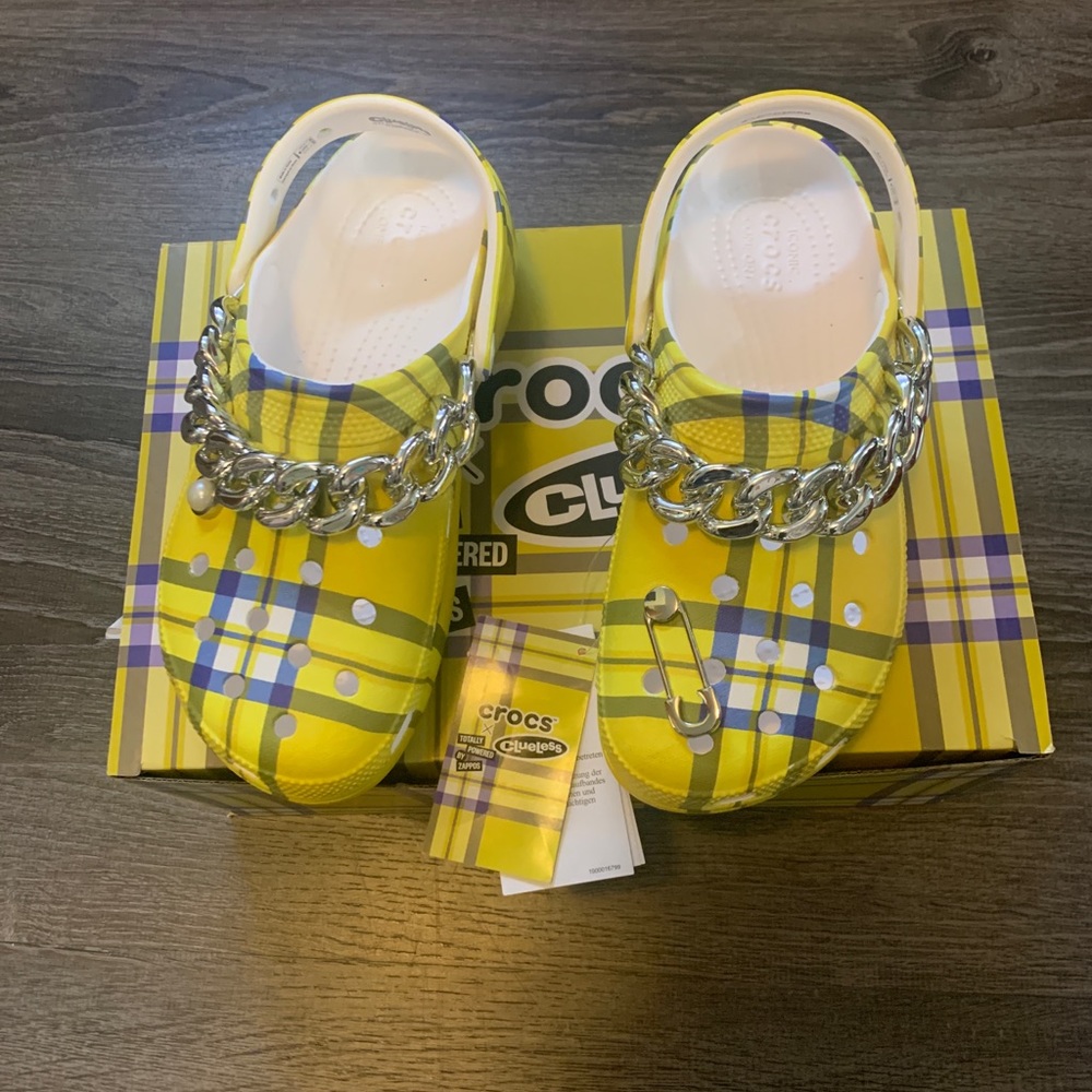 Crocs x Clueless Limited Edition The Cher Classic Platform Clog Yellow Zappos